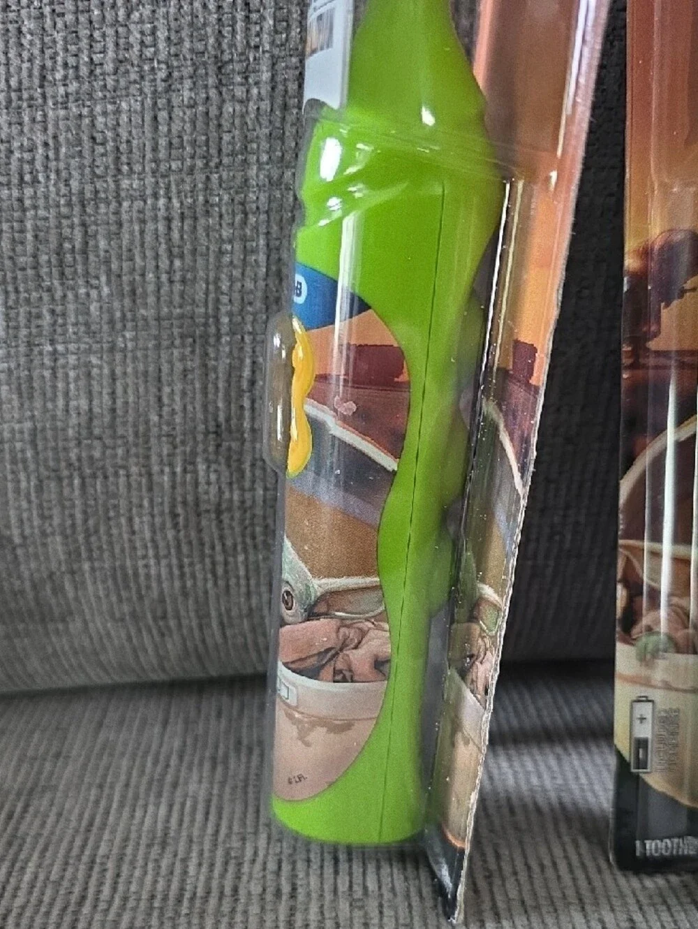 Two Oral-B Star Wars The Mandalorian Kids Battery Operated Toothbrushs, New.